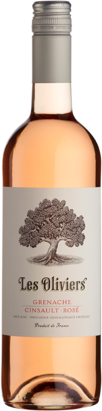 Les Oliviers Grenache Cinsault Rosé, Pays d’Oc, France