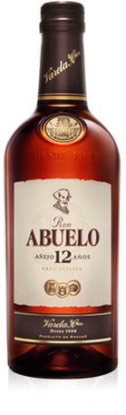 ron abuelo añejo 12 year old rum, panama 70cl